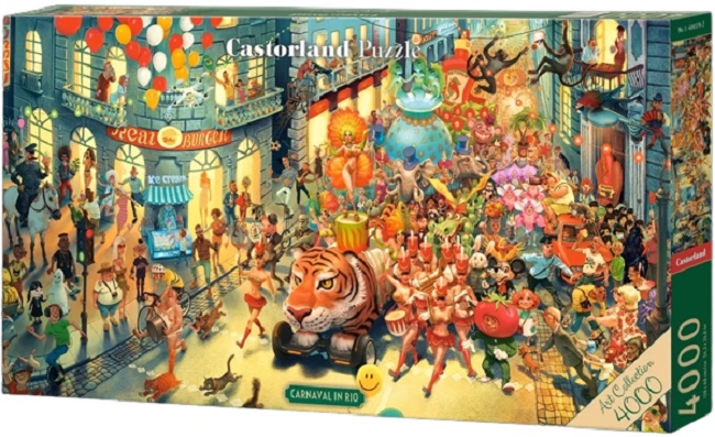 Puzzle Castorland din 4000 de piese - Carnaval în Rio