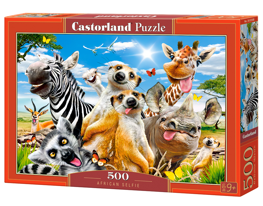 Puzzle Castorland din 500 de piese - Selfie african