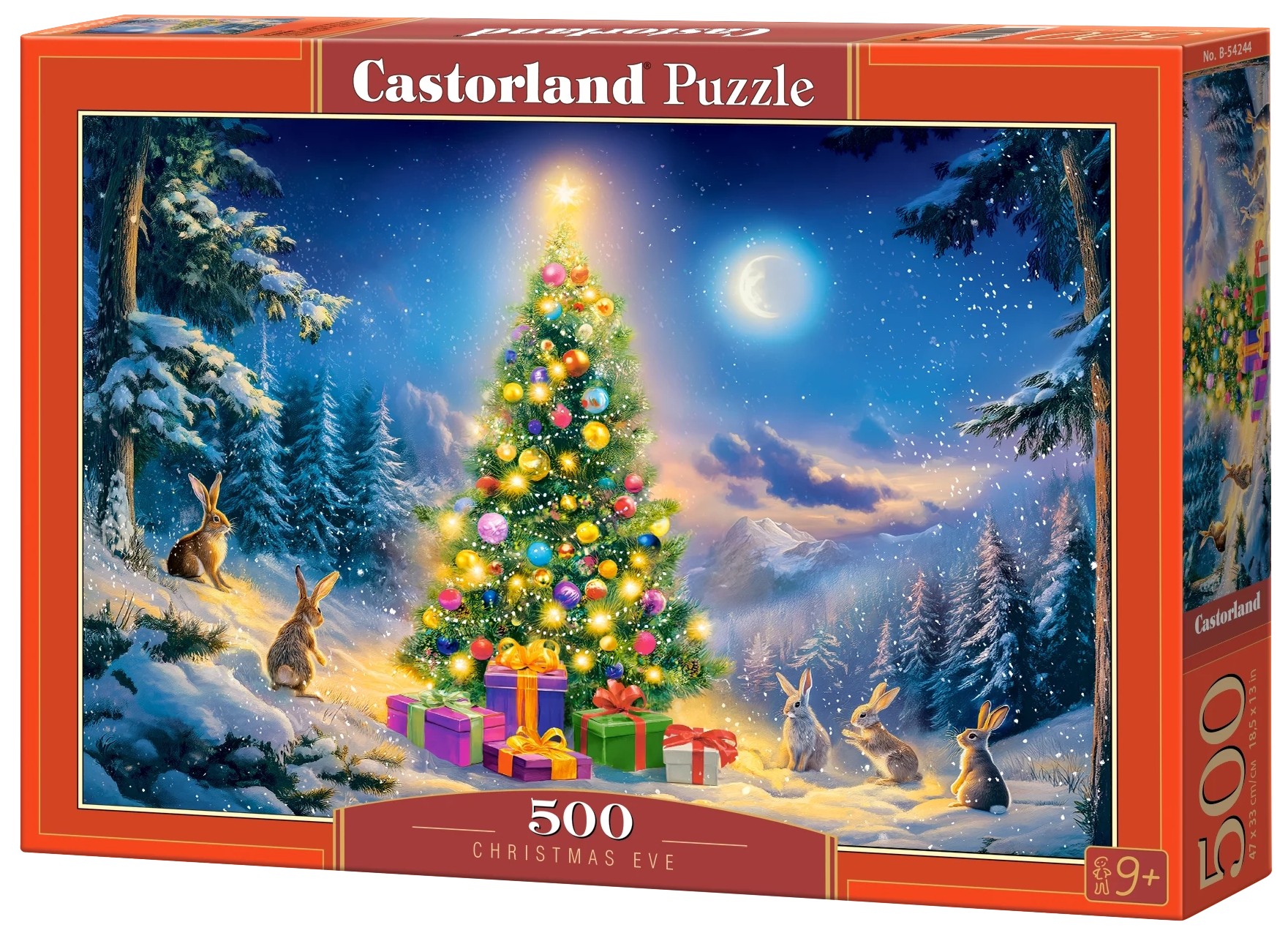 Puzzle Castorland din 500 piese - Ajunul Crăciunului