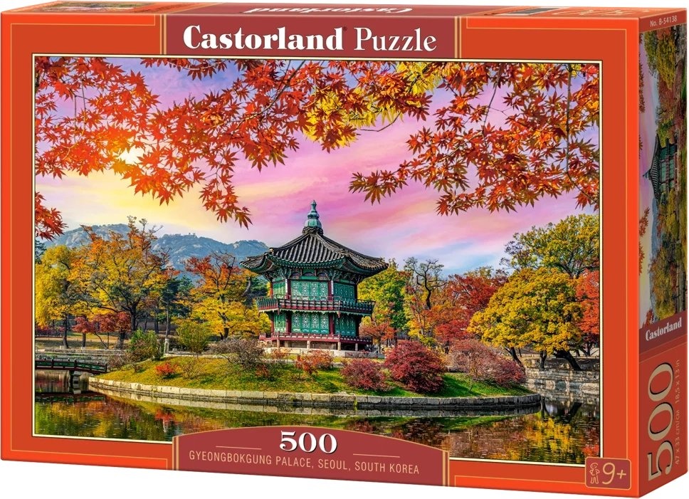 Puzzle Castorland din 500 piese - Palatul Gyeongbokgung, Seul, Coreea de Sud