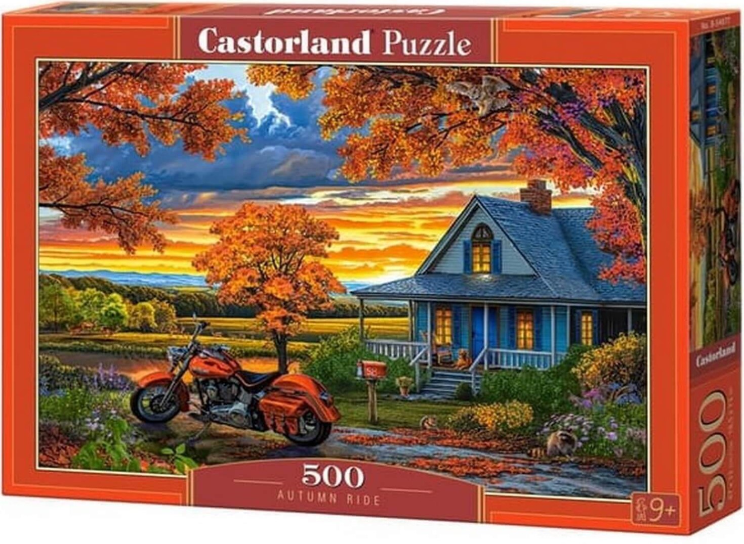 Puzzle Castorland din 500 piese - Plimbare de toamnă