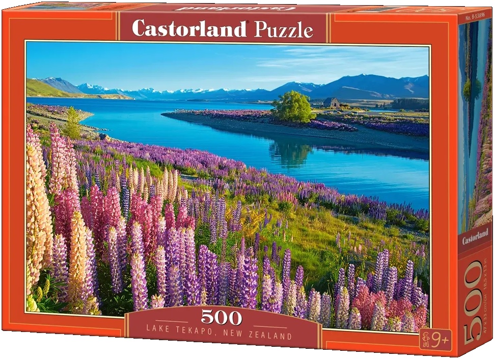 Puzzle Castorland din 500 de piese - Lacul Tekapo, Noua Zeelandă