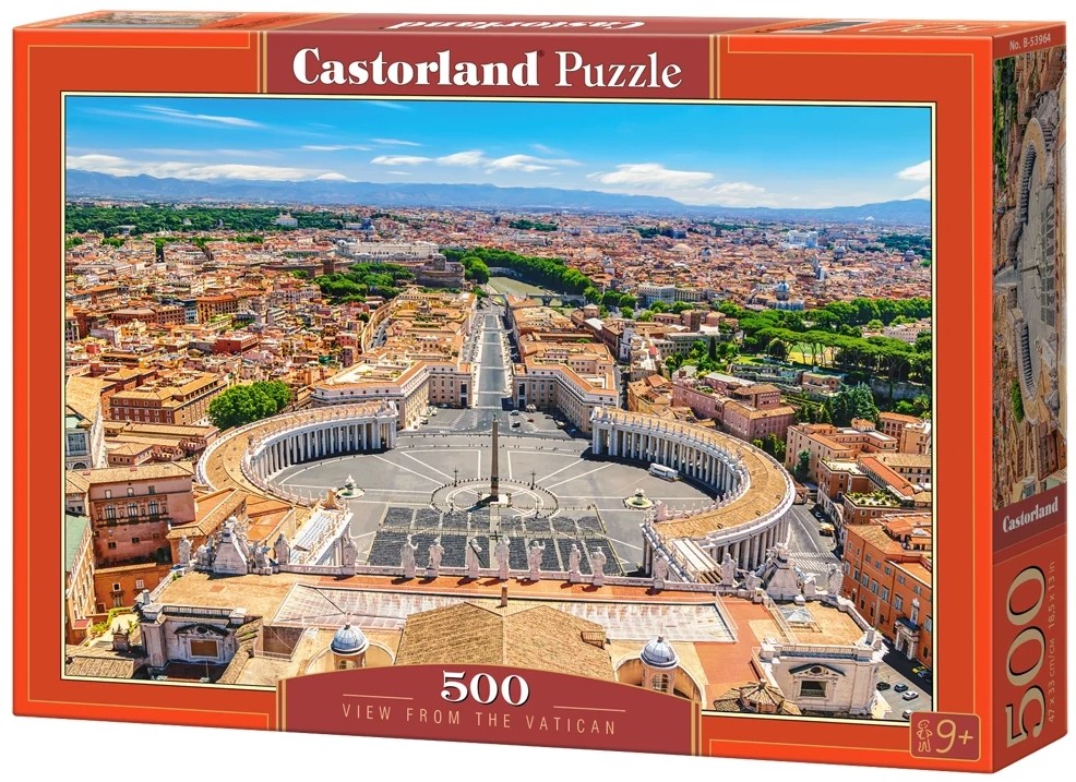 Puzzle Castorland din 500 piese - Vedere de la Vatican