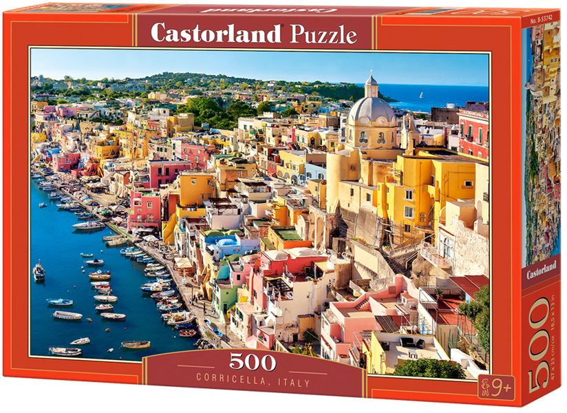 Puzzle Castorland din 500 de piese - Corricella, Italia