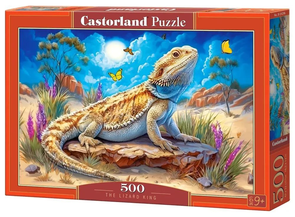 Puzzle Castorland din 500 piese - Regele Șopârle