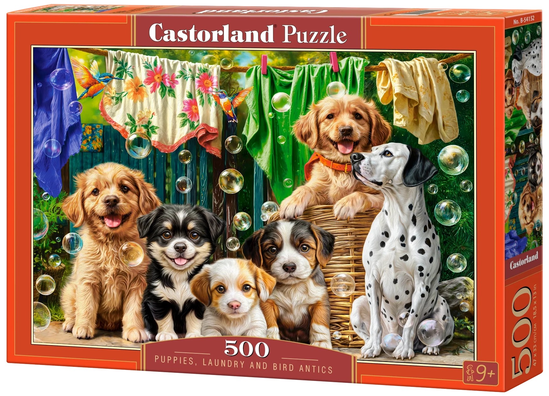 Puzzle Castorland din 500 piese - Pozne de câine
