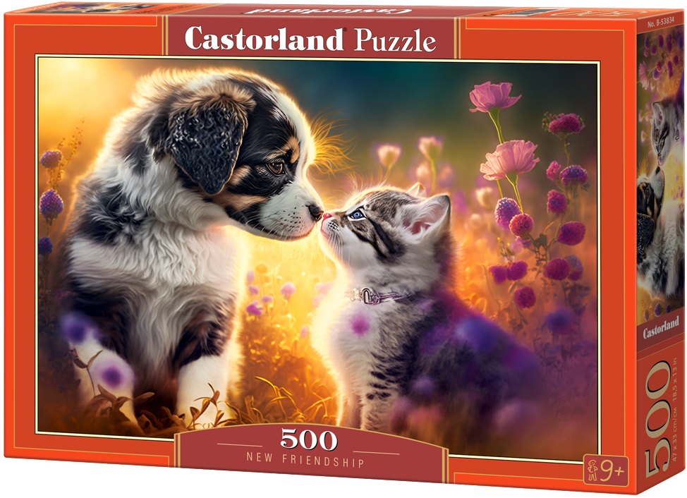 Puzzle Castorland din 500 de piese - Prietenie nouă
