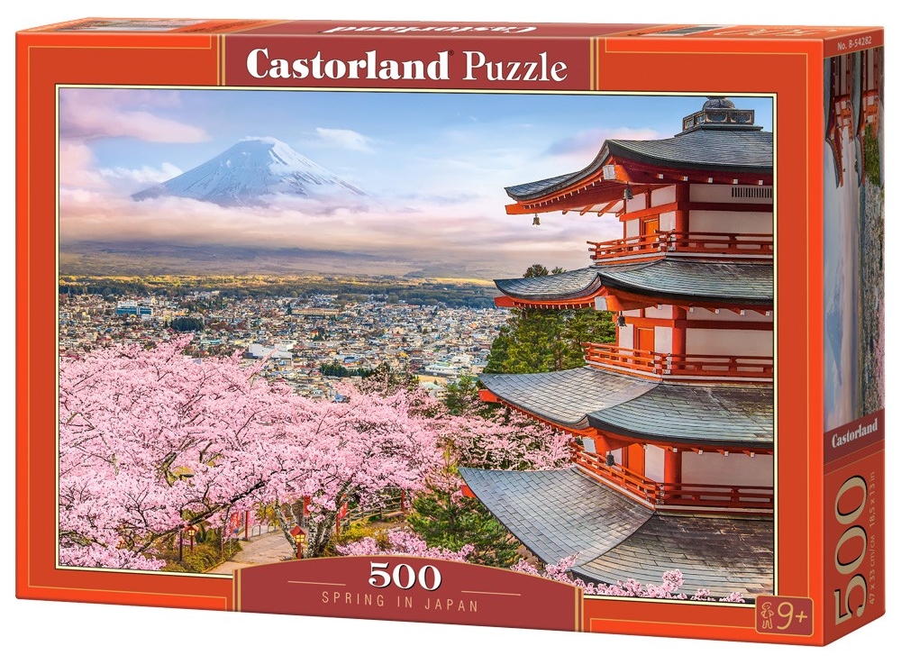 Puzzle Castorland din 500 piese - Primăvara în Japonia
