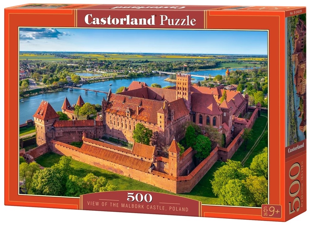 Puzzle Castorland din 500 piese - Castelul Malbork, Polonia