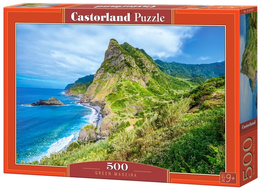 Puzzle Castorland din 500 piese - Madeira verde