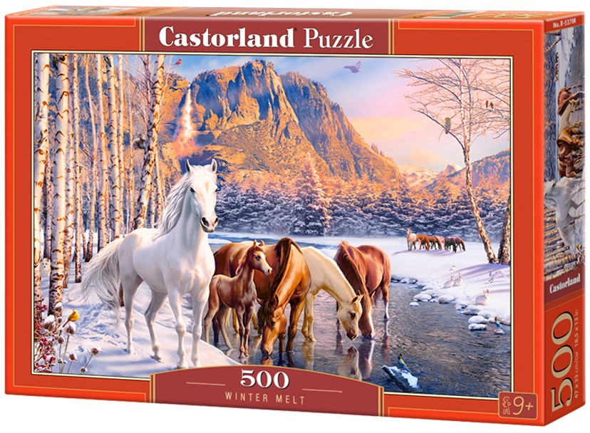 Puzzle Castorland din 500 de piese - Poveste de iarnă