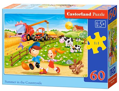 Puzzle Castorland din 60 de piese - Vara la tara