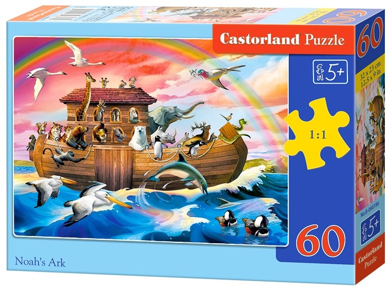 Puzzle Castorland din 60 de piese - Arca lui Noe