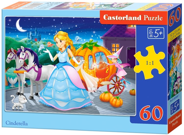 Puzzle Castorland din 60 de piese - Cinderella