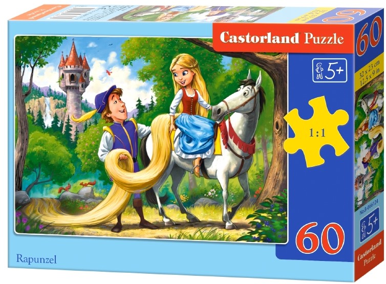 Puzzle Castorland din 60 de piese - Rapunzel