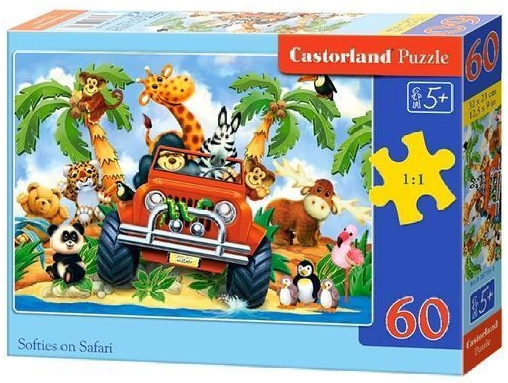 Puzzle Castorland din 60 de piese - Safari