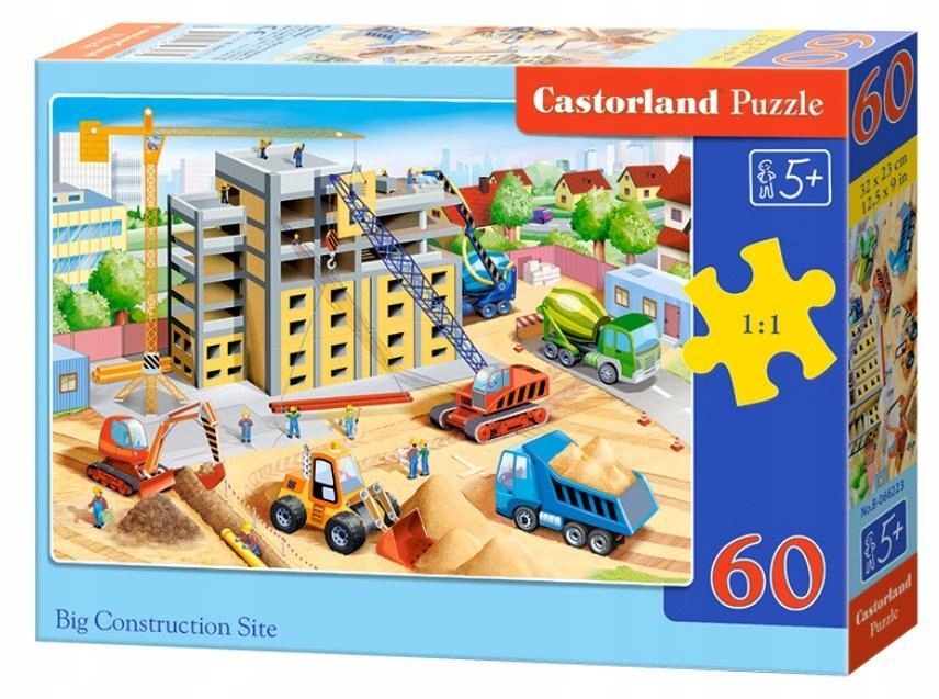 Puzzle Castorland din 60 de piese - Activitate de constructii