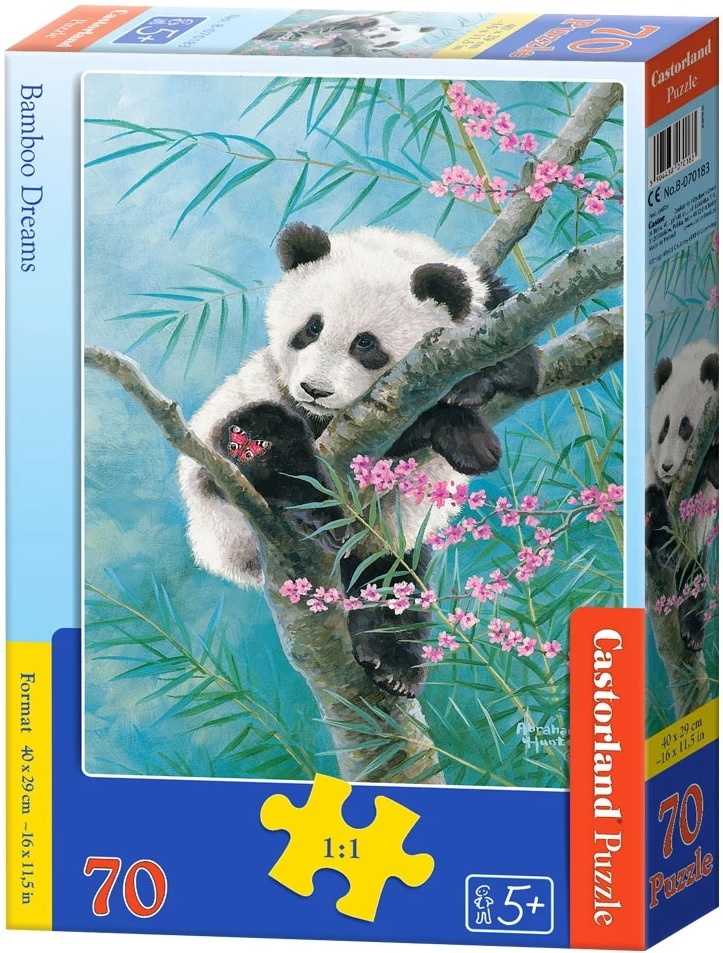 Puzzle Castorland din 70 de piese - Vise de bambus