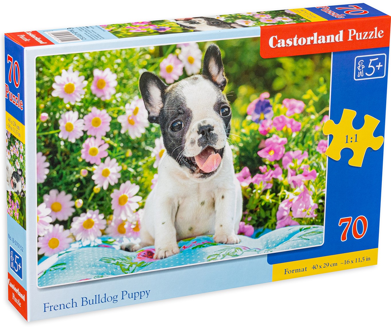 Puzzle Castorland din 70 de piese - Bulldog francez