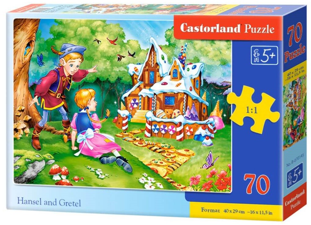 Puzzle Castorland din 70 de piese - Hansel si Gretel