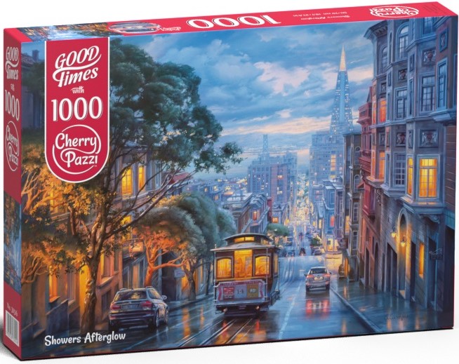 Puzzle Cherry Pazzi din 1000 de piese - Rain Glitter