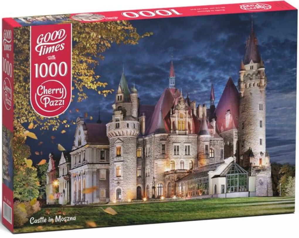 Puzzle Cherry Pazzi din 1000 de piese - Vedere spre castel
