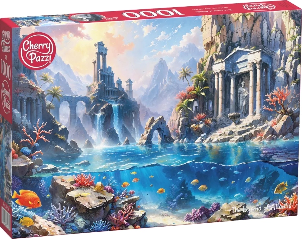 Puzzle Cherry Pazzi din  1000 piese - Legenda Atlantidei