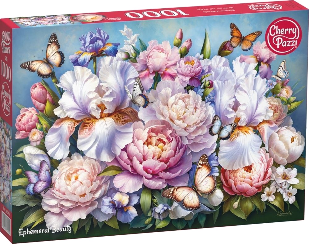 Puzzle Cherry Pazzi din  1000 piese - Frumusețe trecătoare
