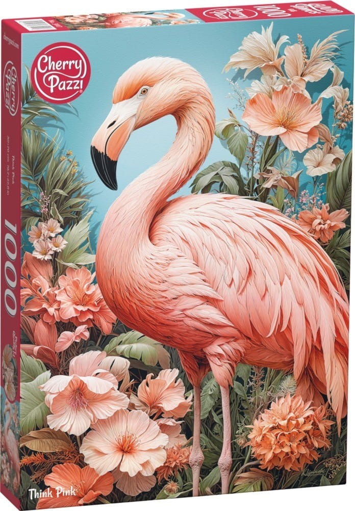 Puzzle  Cherry Pazzi din 1000 piese - Gândește în roz