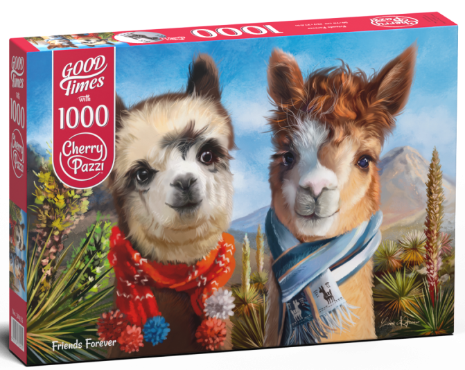 Puzzle Cherry Pazzi din 1000 de piese - Prieteni