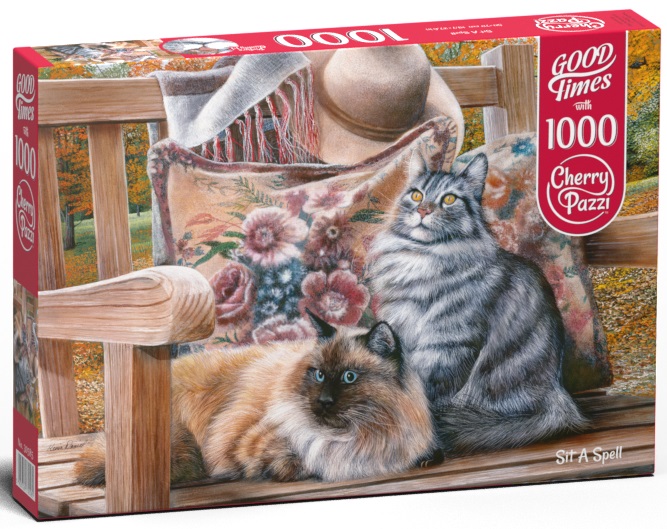 Puzzle Cherry Pazzi din 1000 de piese - Pisici drăguțe