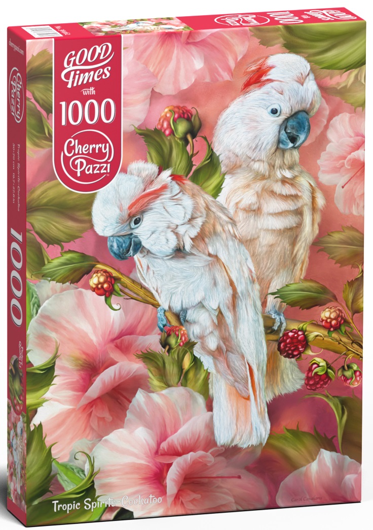 Puzzle Cherry Pazzi din 1000 de piese - Pasari gradalase