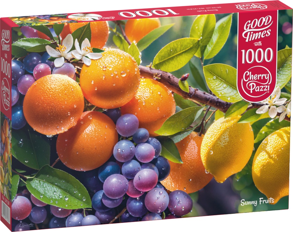 Puzzle Cherry Pazzi din 1000 piese - Fructe însorite
