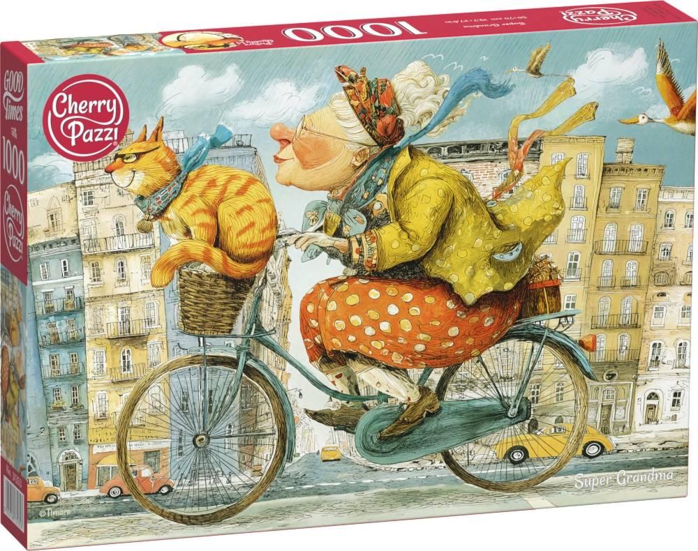Puzzle Cherry Pazzi din 1000 piese - Super bunica