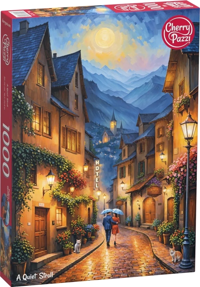 Puzzle Cherry Pazzi din  1000 piese - Plimbare liniștită