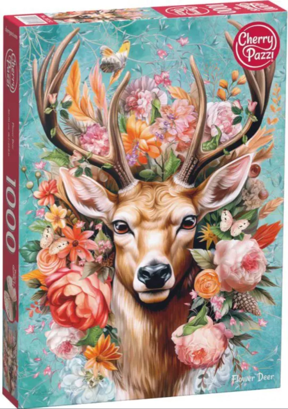 Puzzle Cherry Pazzi din 1000 piese - Cerb colorat