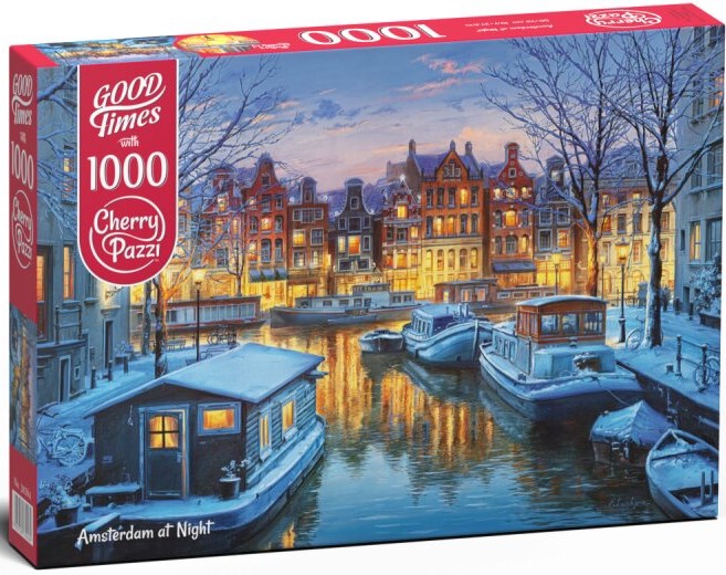 Puzzle Cherry Pazzi din 1000 de piese - Seara in Amsterdam