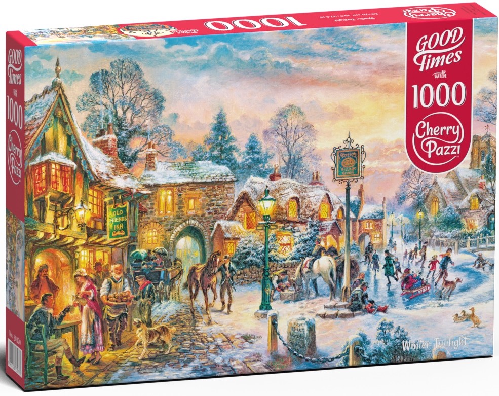 Puzzle Cherry Pazzi din 1000 de piese - Winter Twilight