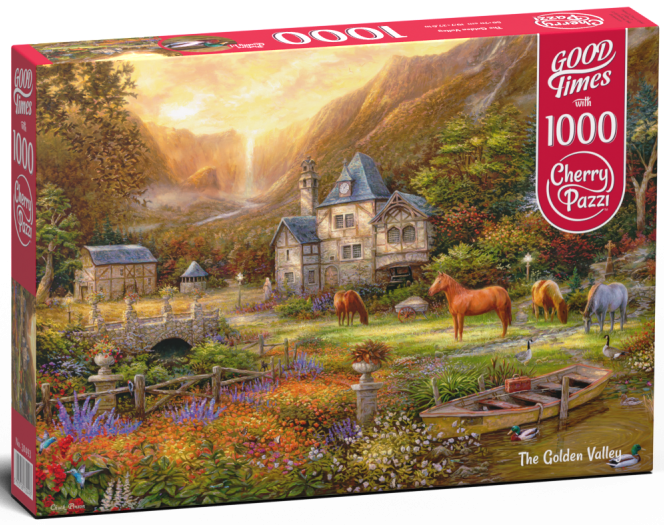 Puzzle Cherry Pazzi din 1000 de piese - Valea de Aur