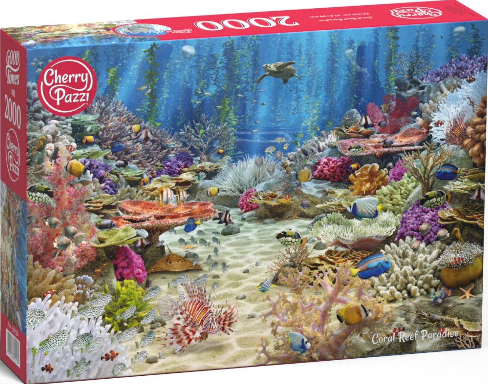 Puzzle Cherry Pazzi din 2000 piese - Paradisul recifului de corali