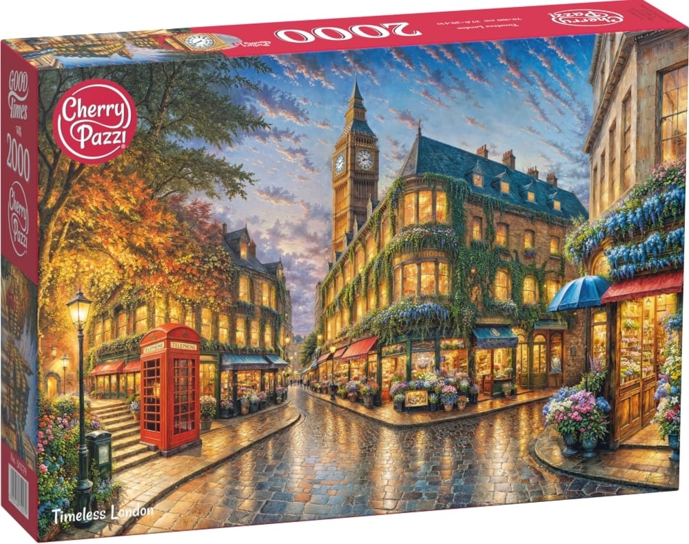 Puzzle Cherry Pazzi din 2000 piese - Londra Eternă