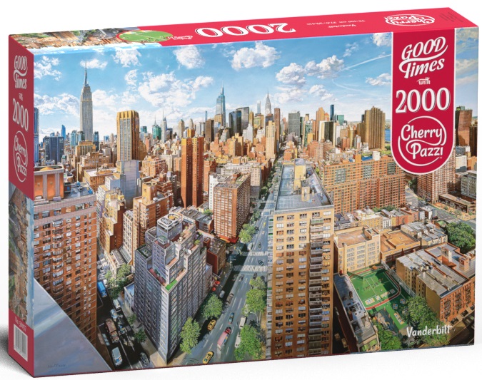 Puzzle Cherry Pazzi din 2000 de piese - Clădiri înalte
