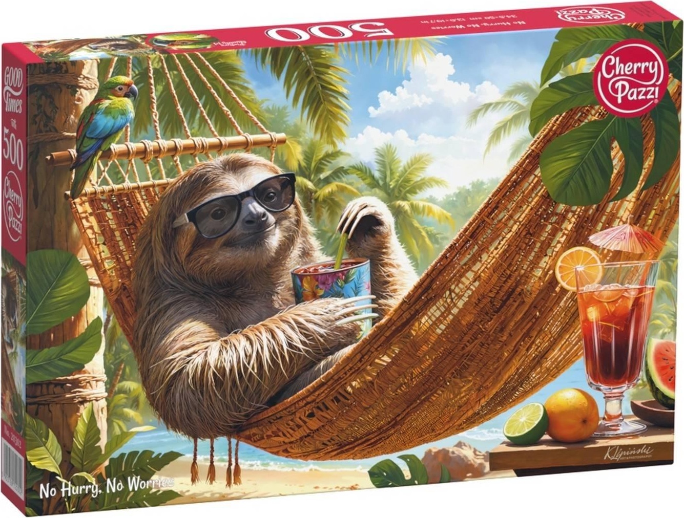 Puzzle Cherry Pazzi din  500 piese - Fără grabă, fără griji