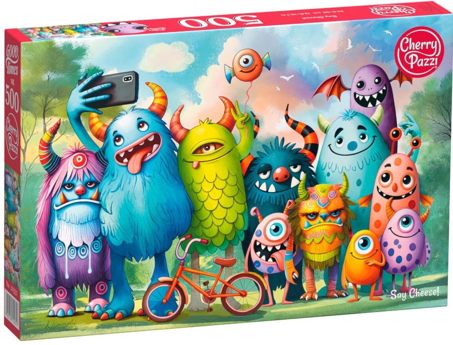 Puzzle Cherry Pazzi din 500 piese - Spune „Varză”!