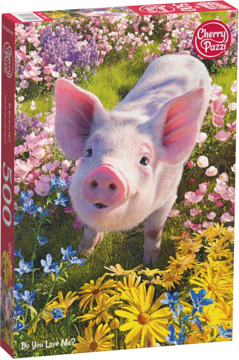 Puzzle Cherry Pazzi din 500 piese - Mă iubești?
