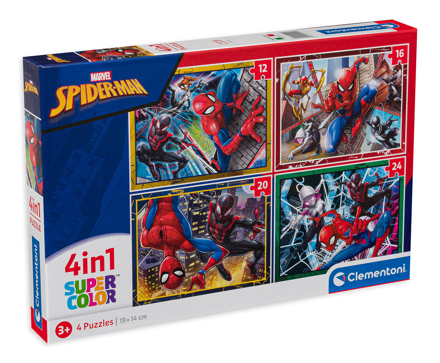 Puzzle Clementoni 4 în 1 - Spider-Man