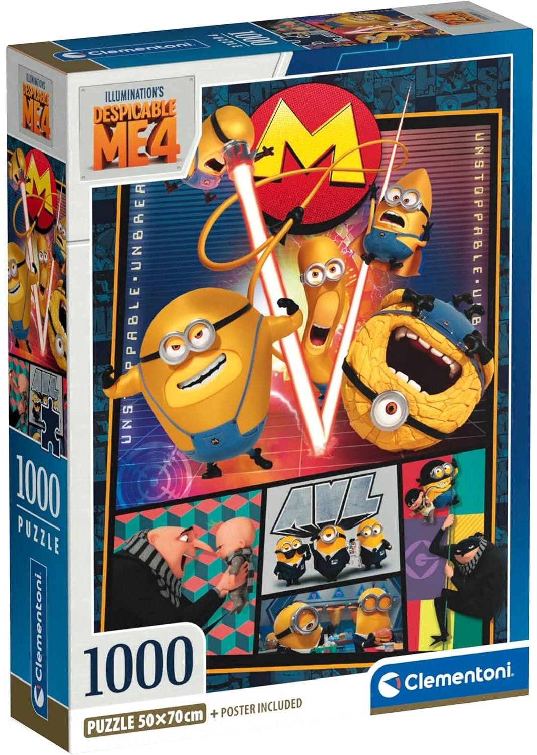 Puzzle Clementoni din 1000 piese - Despicable me 4