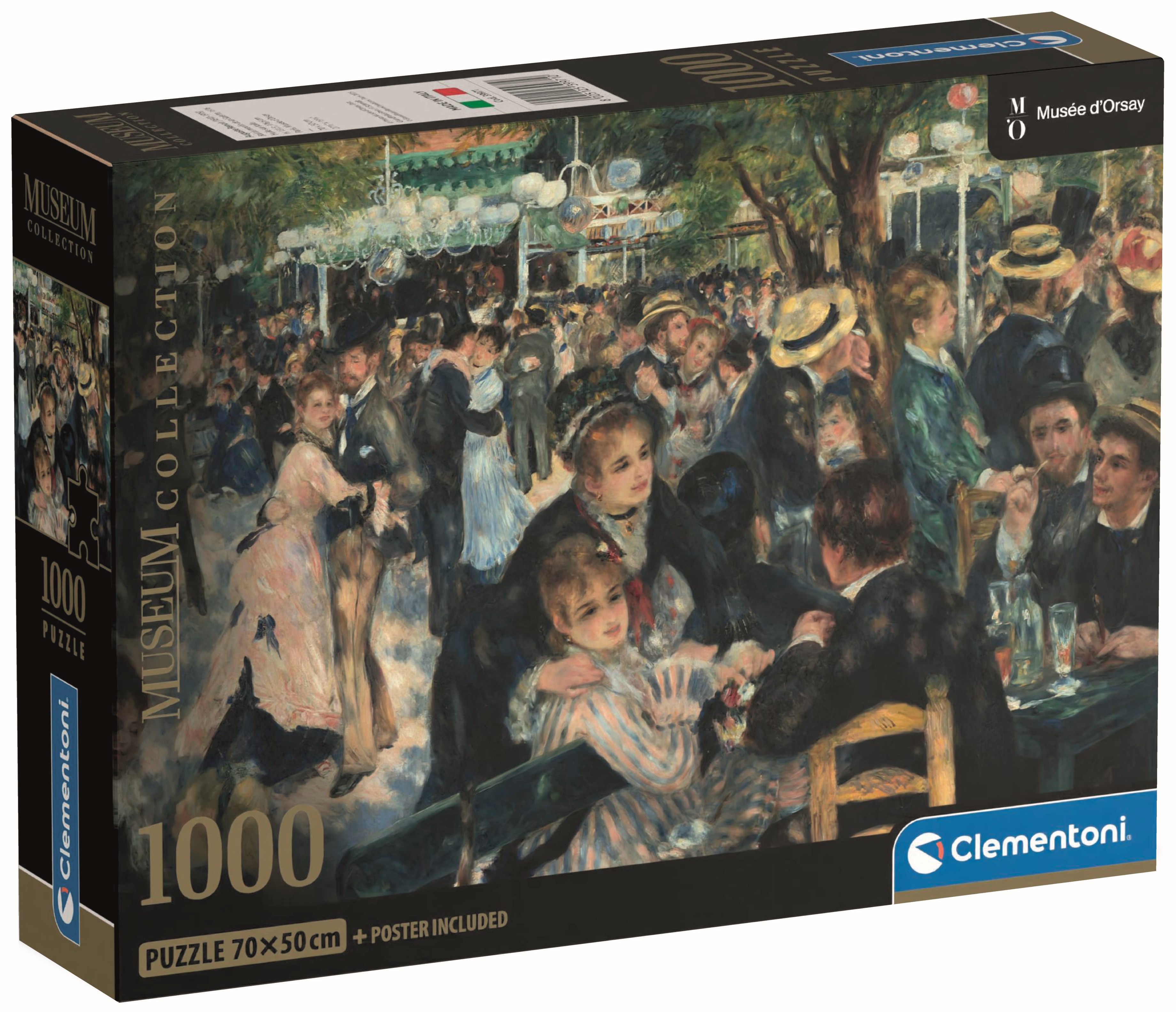 Puzzle Clementoni din 1000 piese - Bal la Moulin de la Galette