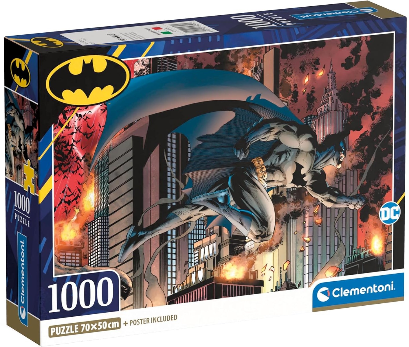 Puzzle Clementoni din 1000 piese - Batman în acțiune