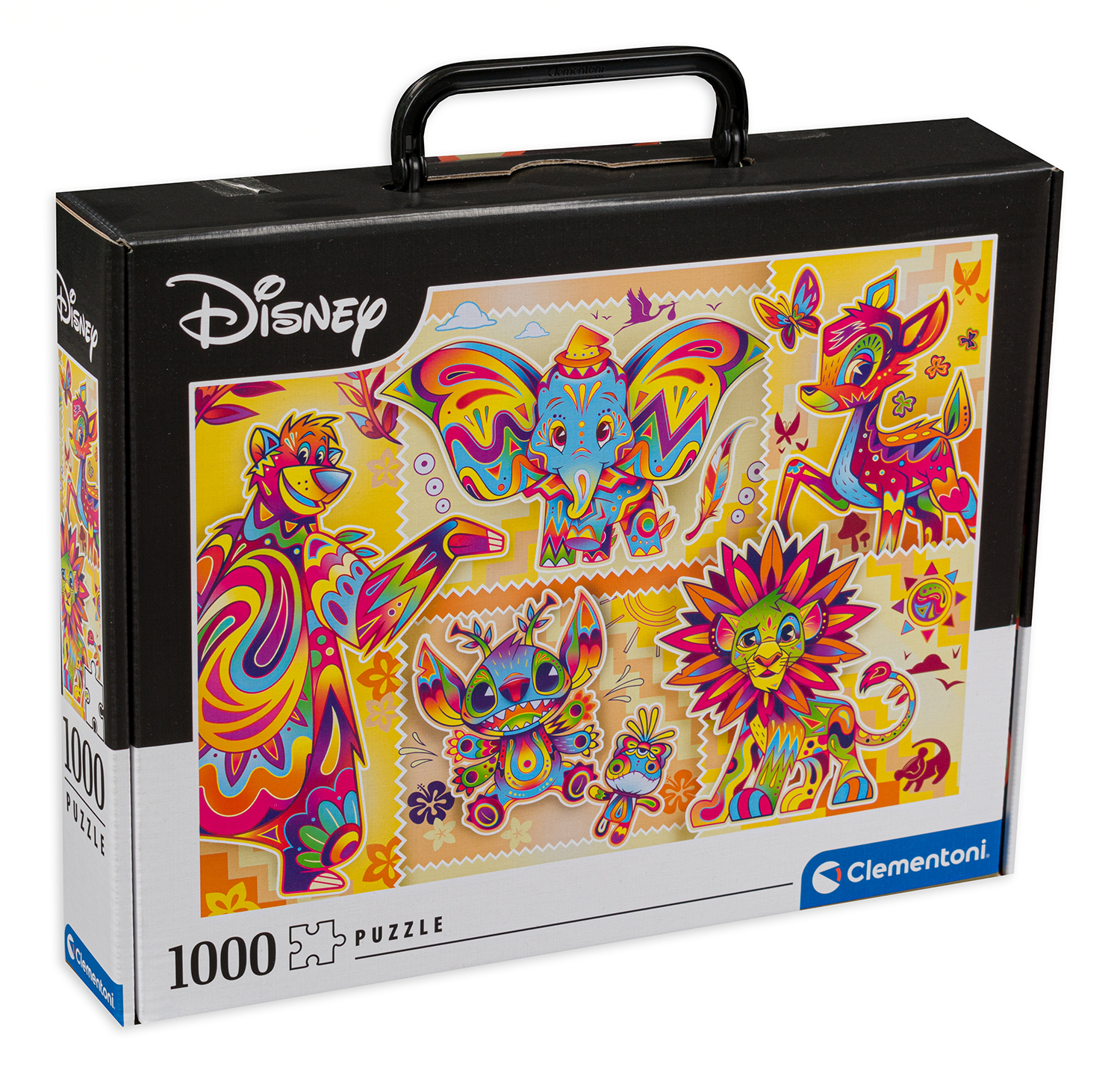 Puzzle Clementoni din 1000 de piese - Clasici Disney, în servietă